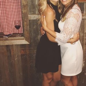 Black Halter Mini Dress